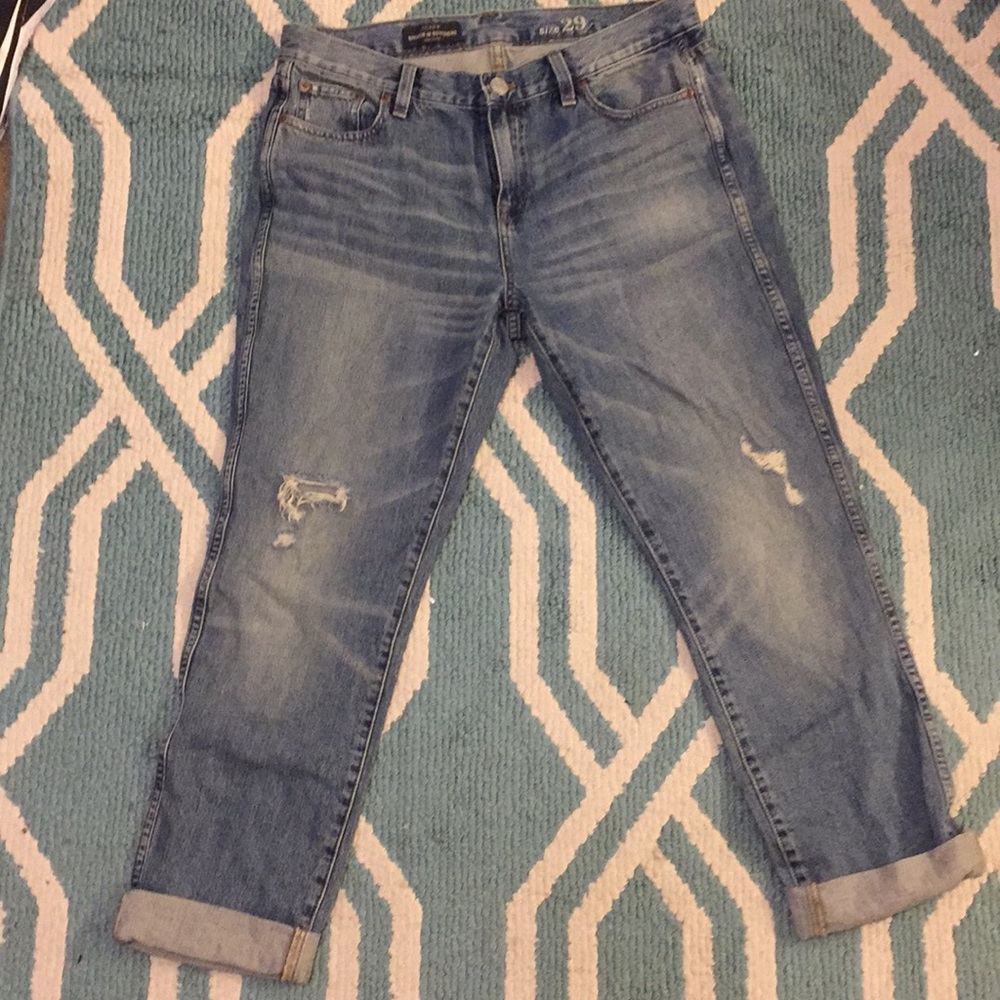 J.Crew Broken In Boyfriend Relaxed Straight Jeans